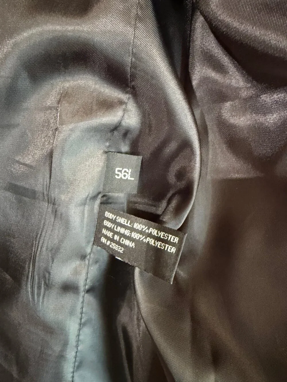 Circle S Black Microsuede Jacket 56L